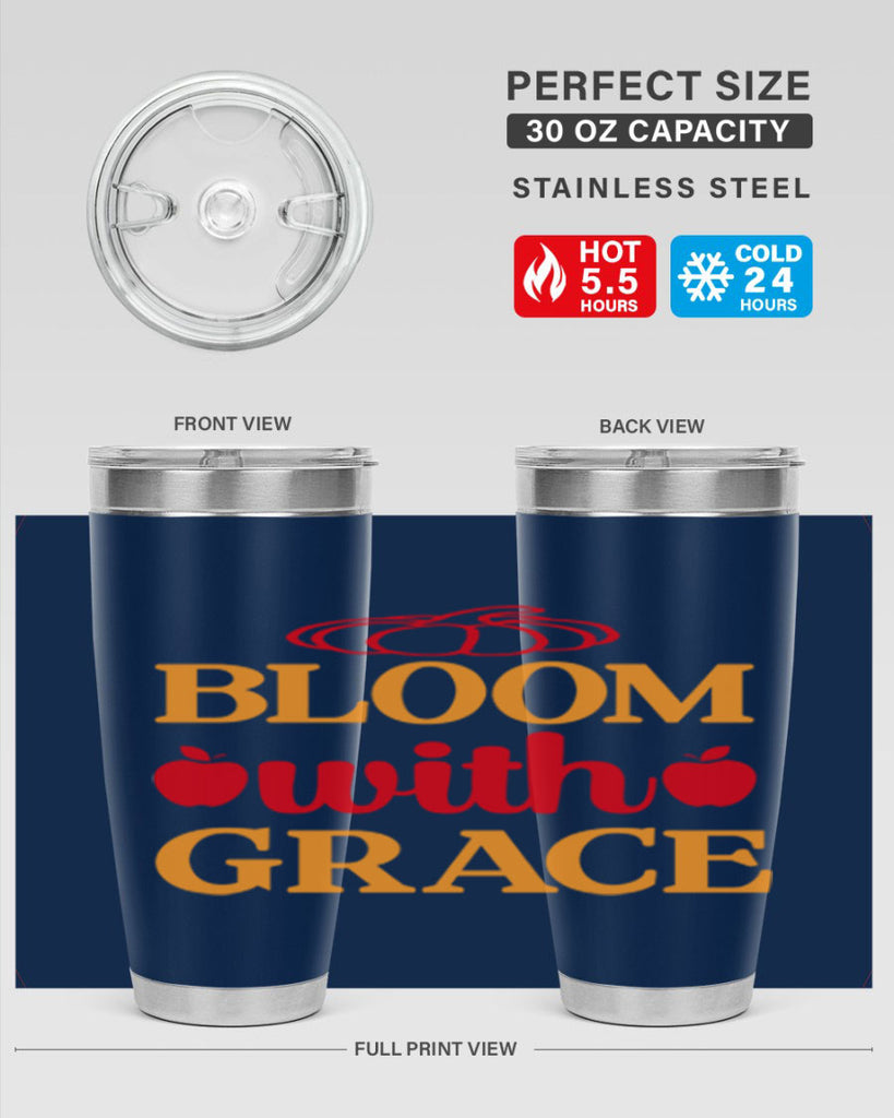 Bloom with grace 82#- spring- Tumbler