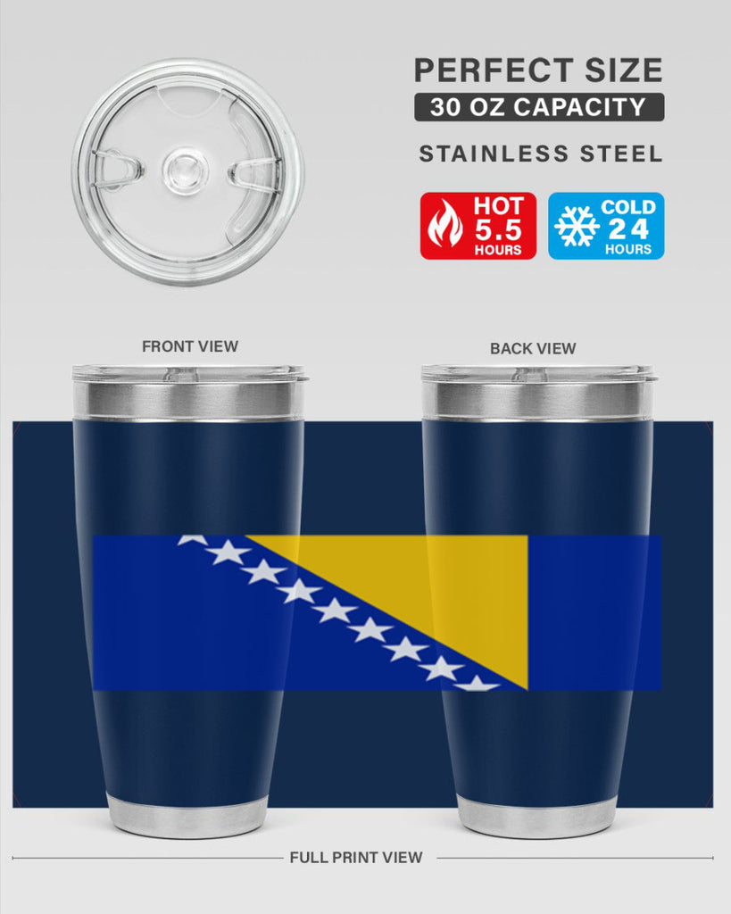 Bosnia and Herzegovina 176#- world flags- Tumbler