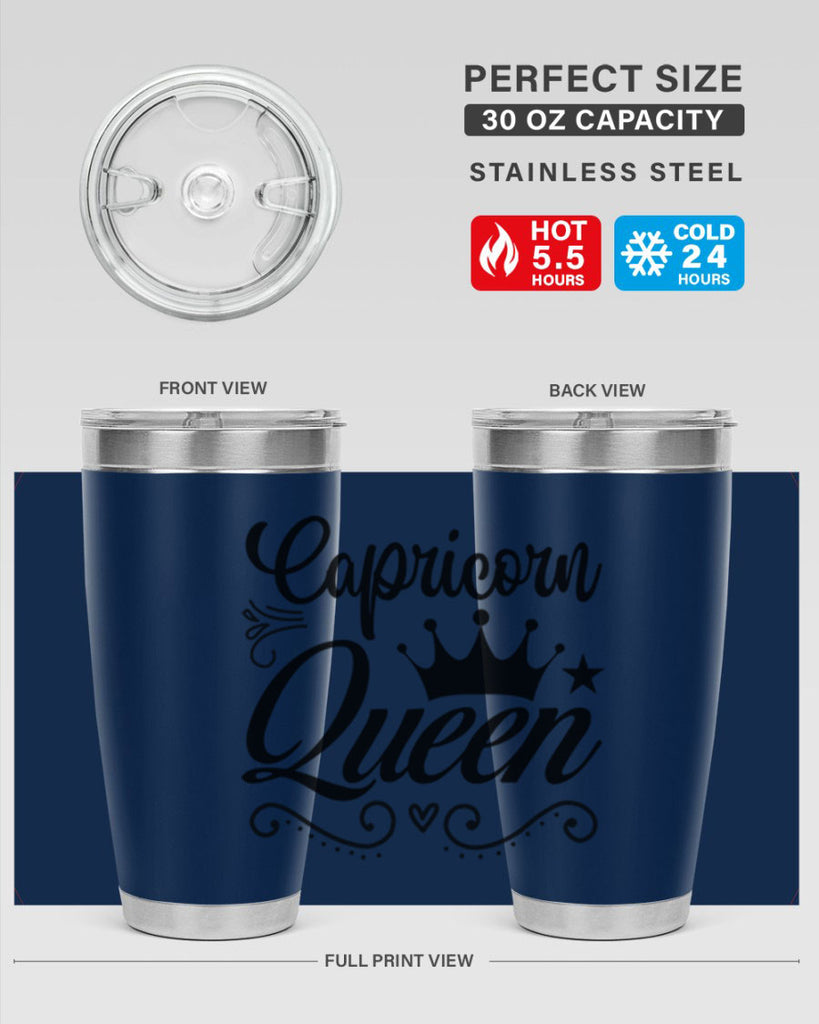 Capricorn queen 196#- zodiac- Tumbler