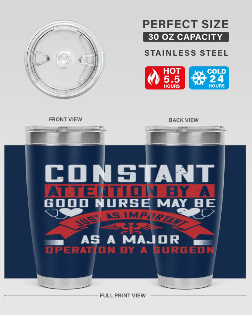 Constant attention by a good nurse may Style 408#- nurse- tumbler