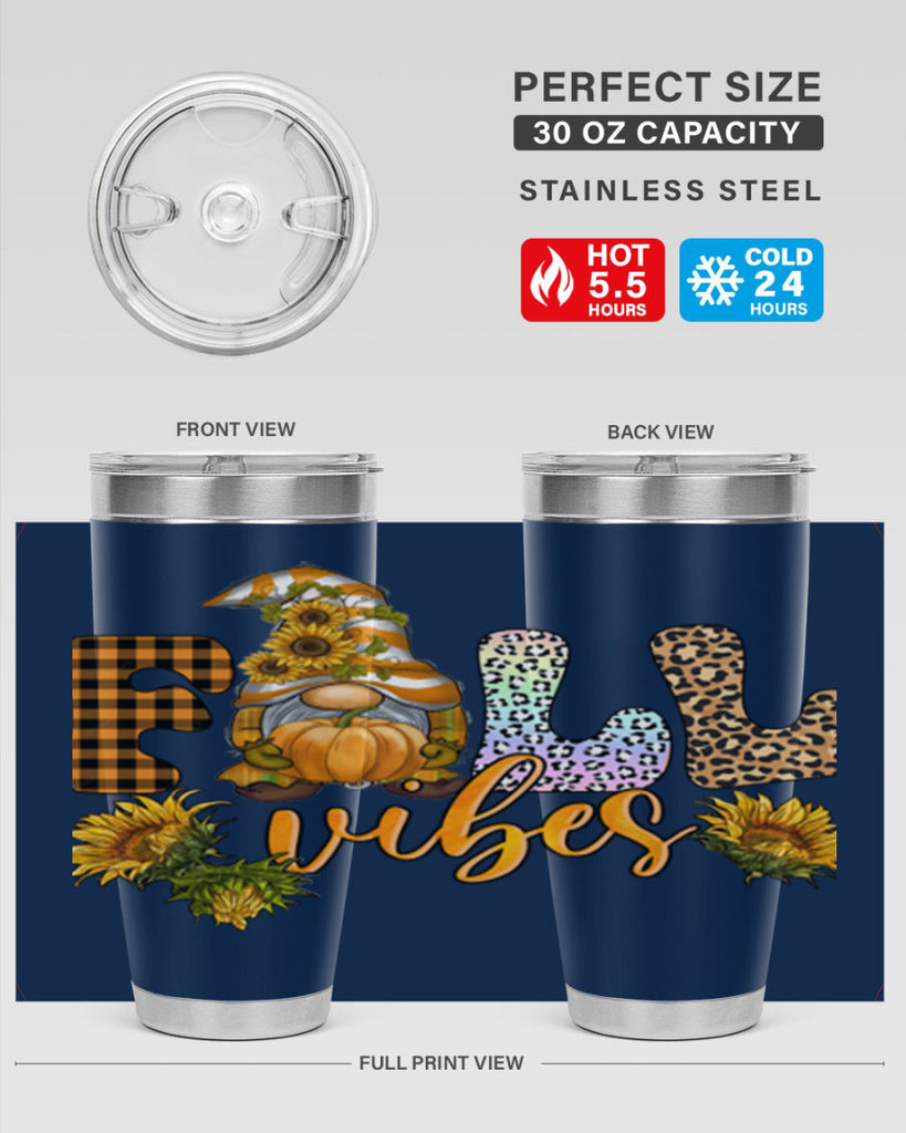 FallVibesFallGnome 164#- fall- Tumbler