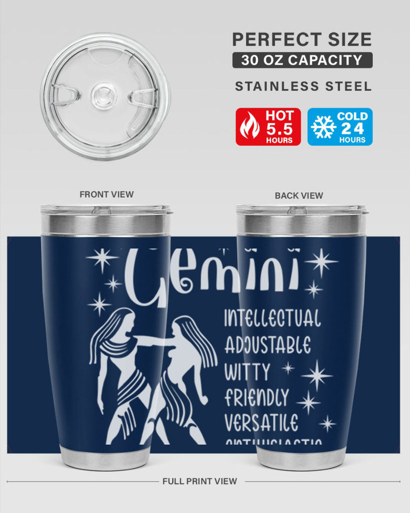 Gemini 221#- zodiac- Tumbler