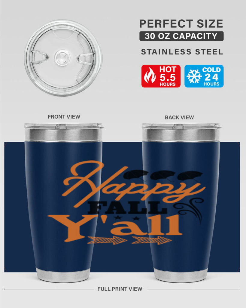 Happy Fall Yall 234#- fall- Tumbler