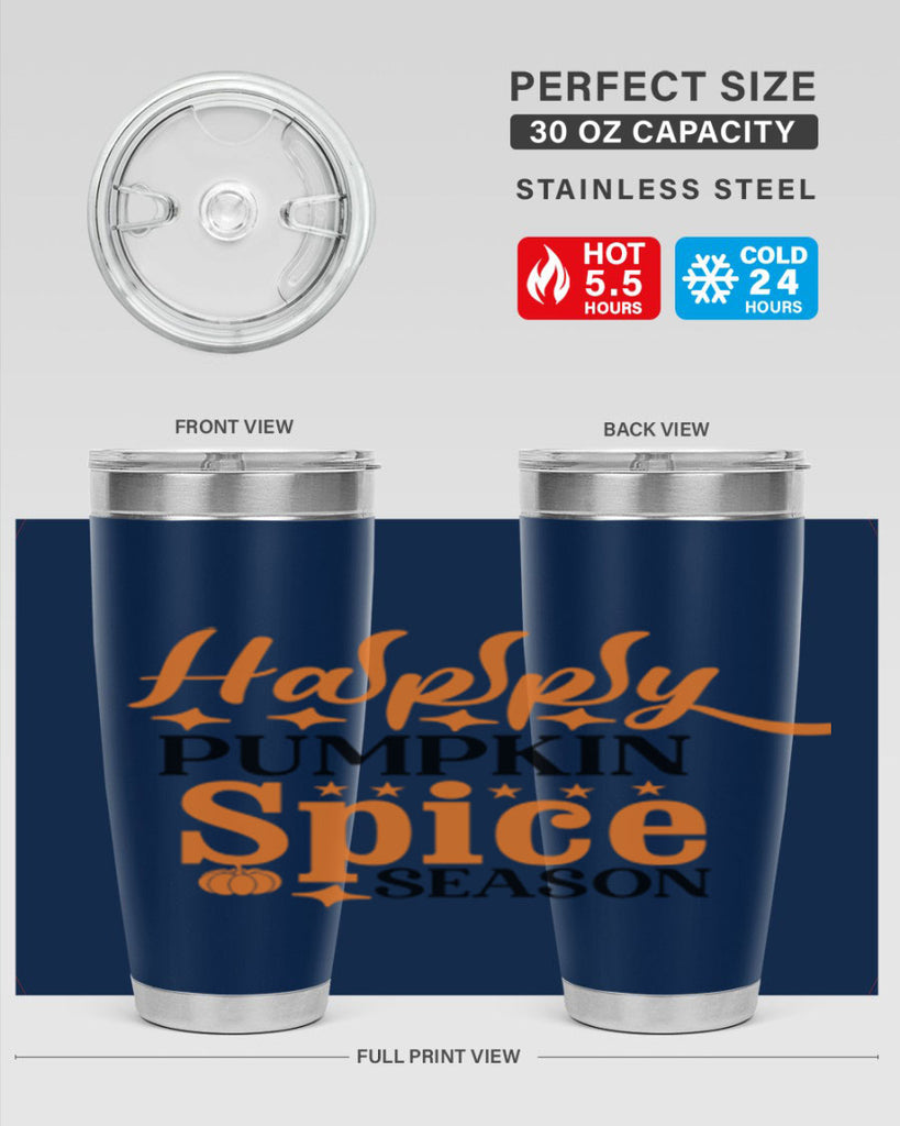 Happy Pumpkin Spice Season 245#- fall- Tumbler