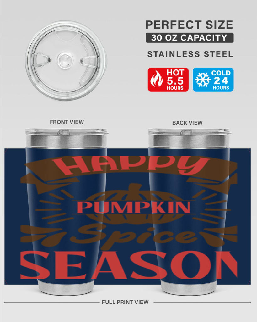 Happy Pumpkin Spice Season 246#- fall- Tumbler