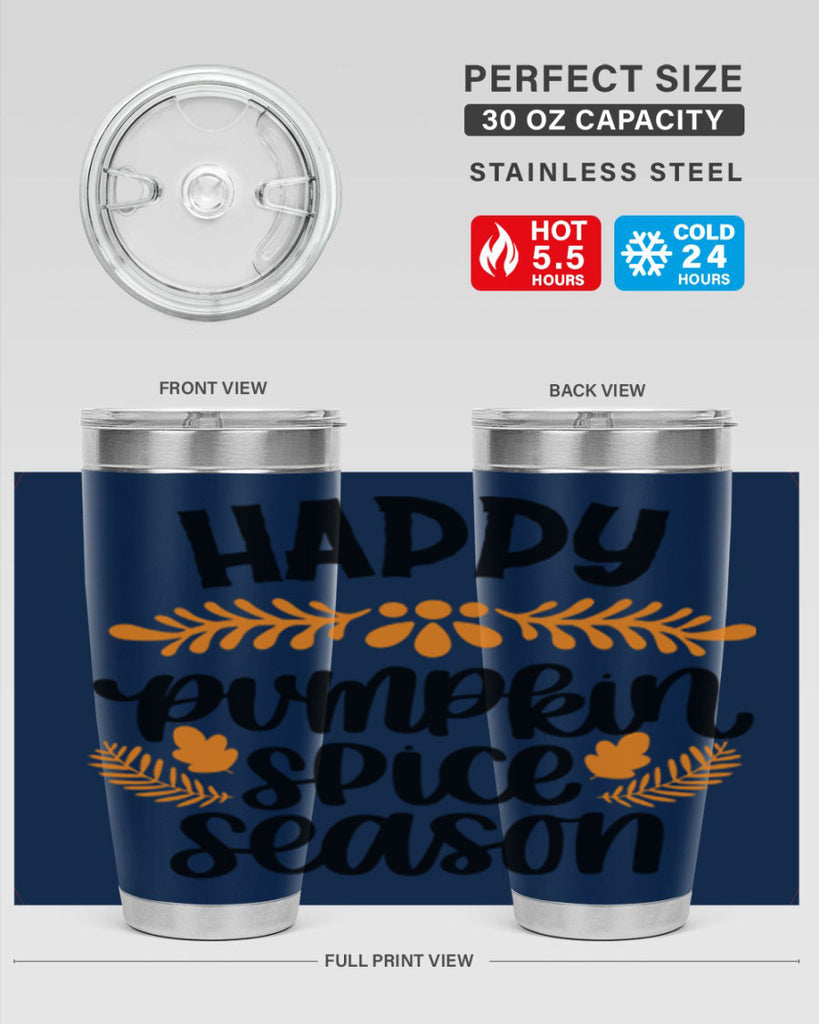 Happy Pumpkin Spice Season 492#- fall- Tumbler