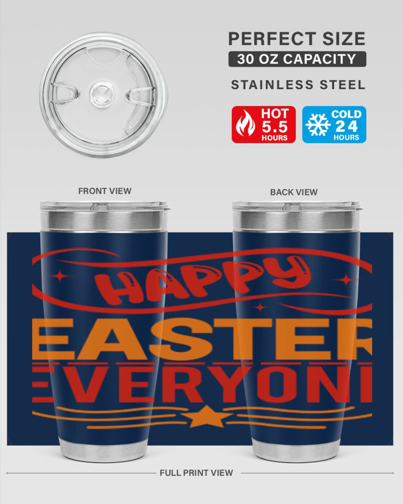 Happy easter everyone 155#- spring- Tumbler
