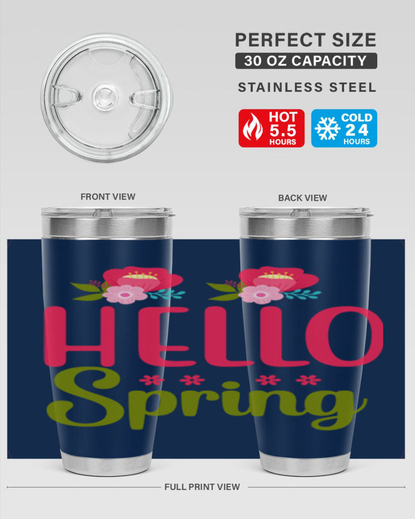 Hello Spring 186#- spring- Tumbler