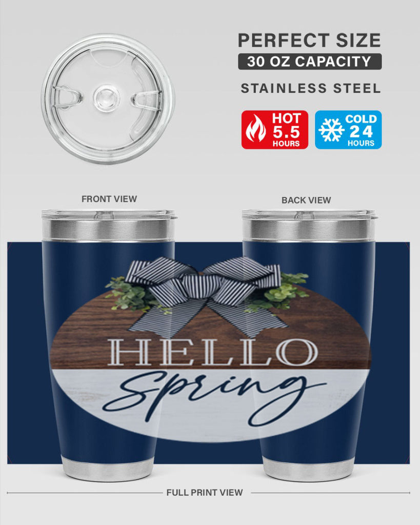 Hello Spring basic Mockup187#- spring- Tumbler