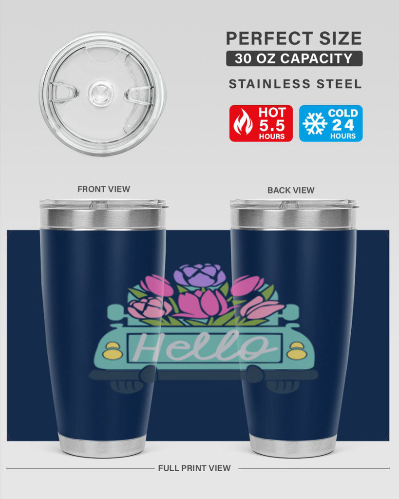 Hello Truck218#- spring- Tumbler