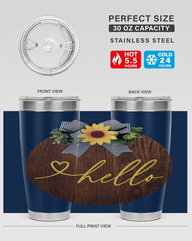 Hello heart Mockup182#- spring- Tumbler