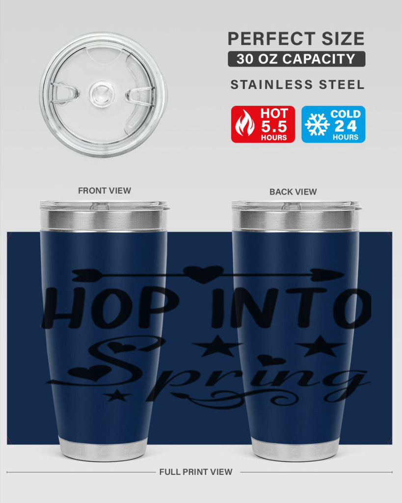 Hop into Spring 249#- spring- Tumbler