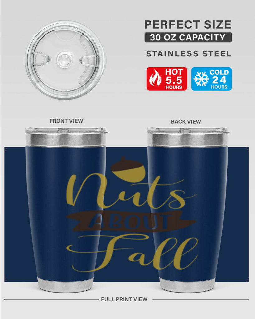 Nuts About Fall 442#- fall- Tumbler