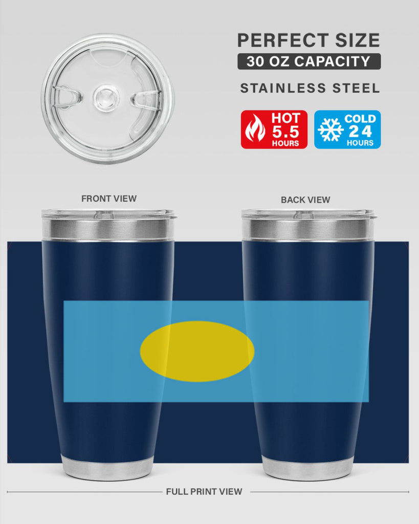 Palau 65#- world flags- Tumbler