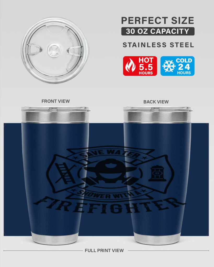Save water Style 34#- fire fighter- tumbler