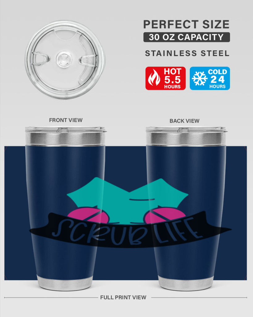Scrub Life Style Style 45#- nurse- tumbler