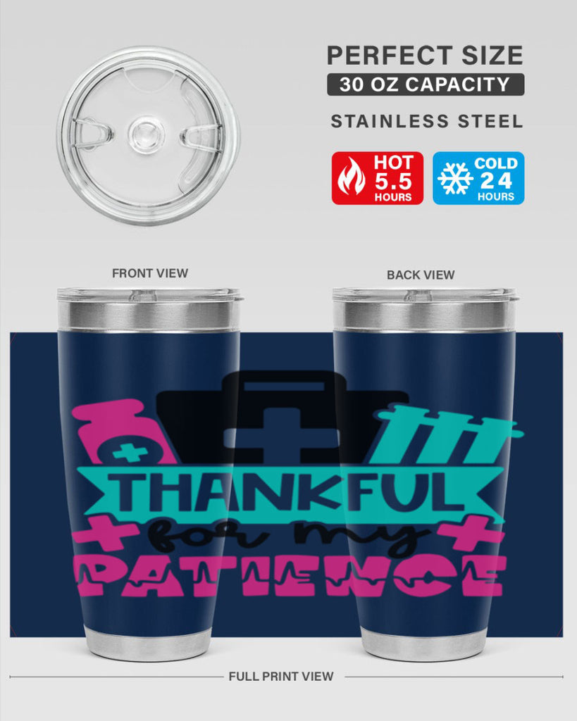 Thankful For My Patience Style Style 22#- nurse- tumbler