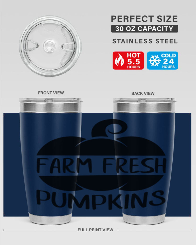 farm fresh pumpkins 174#- fall- Tumbler