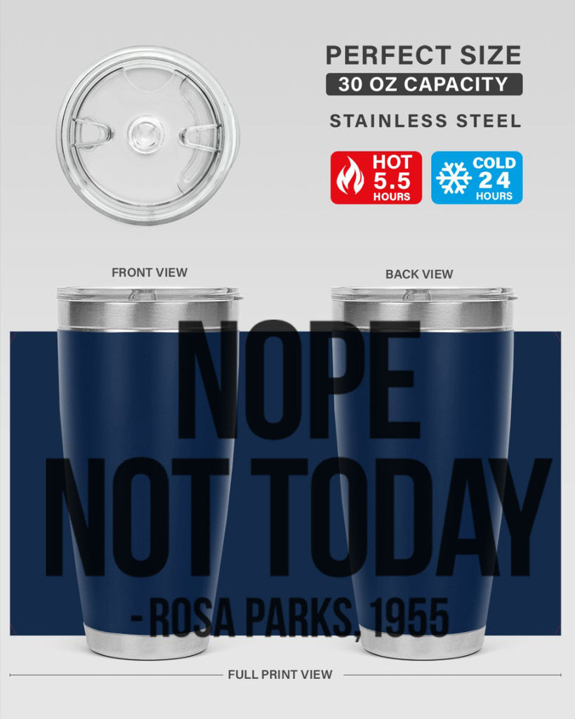 nope not today rosa parks 60#- black words phrases- Cotton Tank