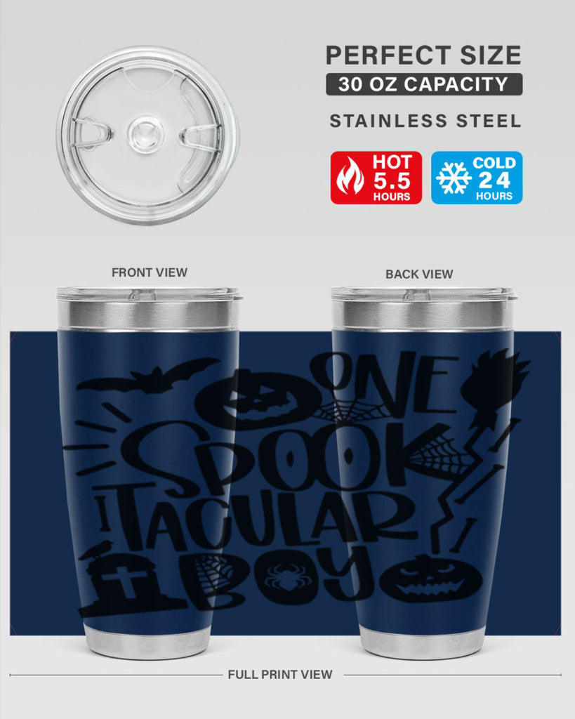 one spooktacular boy 38#- halloween- Tumbler