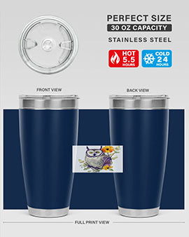 owl 4#- owl- Tumblers