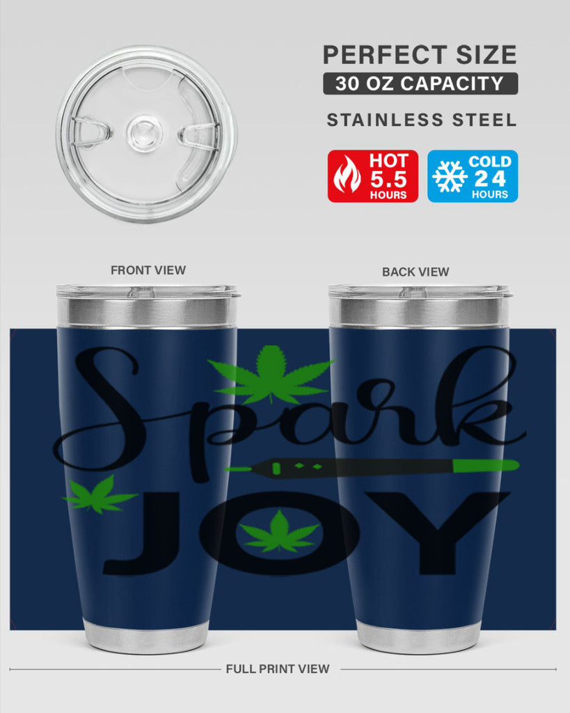 spark joy 250#- marijuana- Tumbler