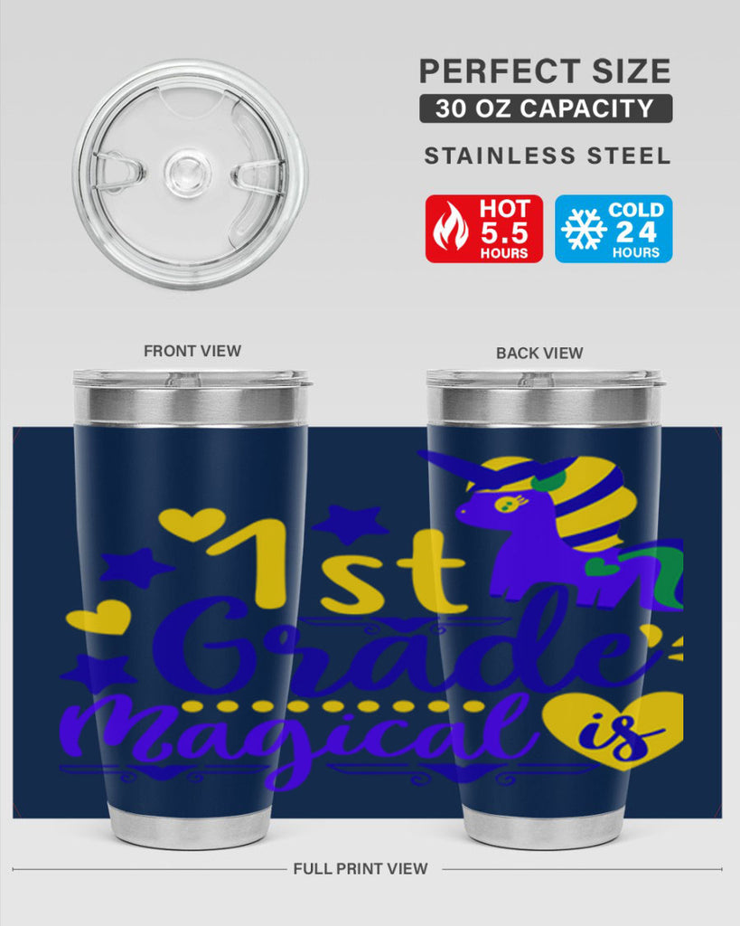 st grade magical 63#- mardi gras- Tumbler