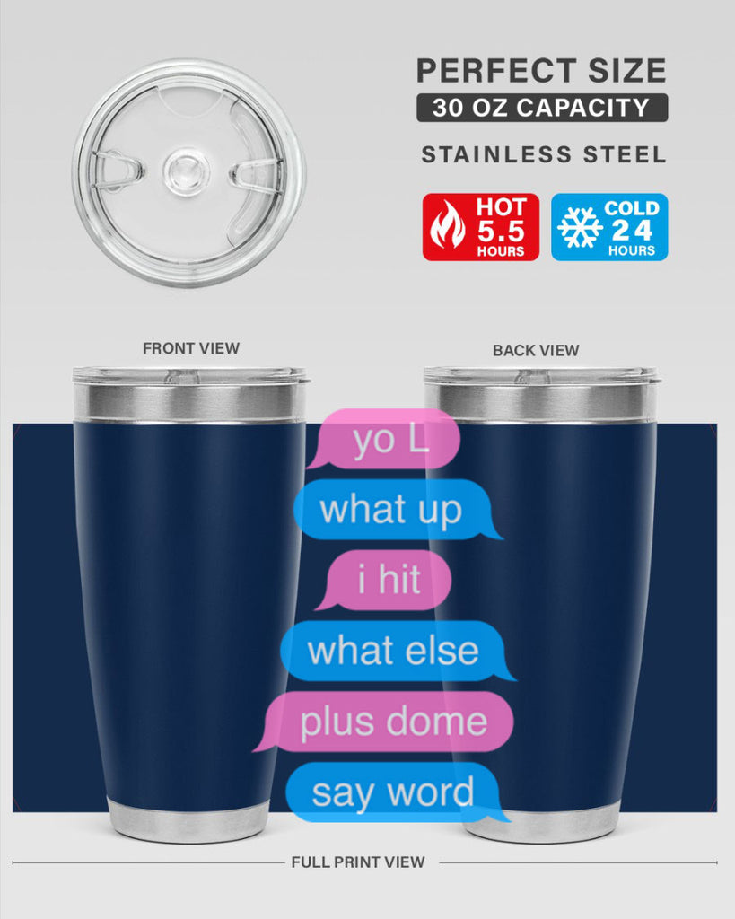 text conversation camron 23#- black words phrases- Cotton Tank