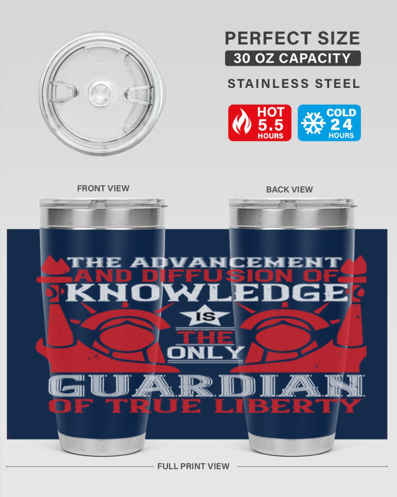 the advencement and diffusion of knowledge Style 190#- Fourt Of July- Tumbler