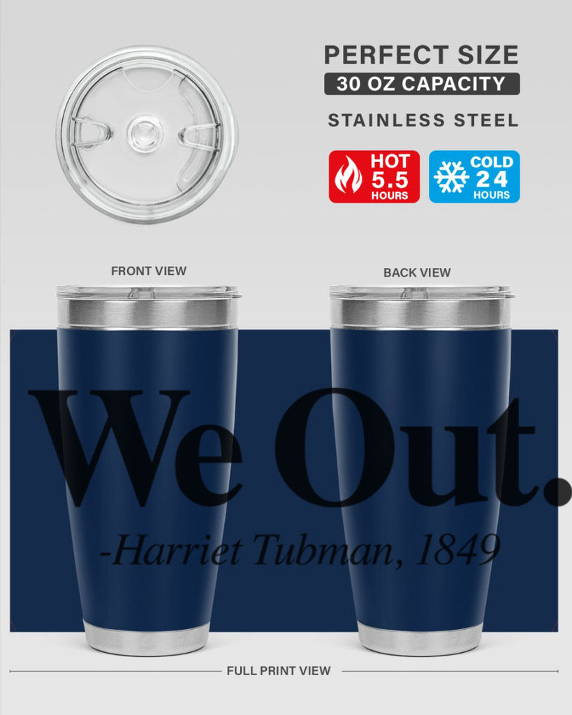 we out harriet tubman 12#- black words phrases- Cotton Tank