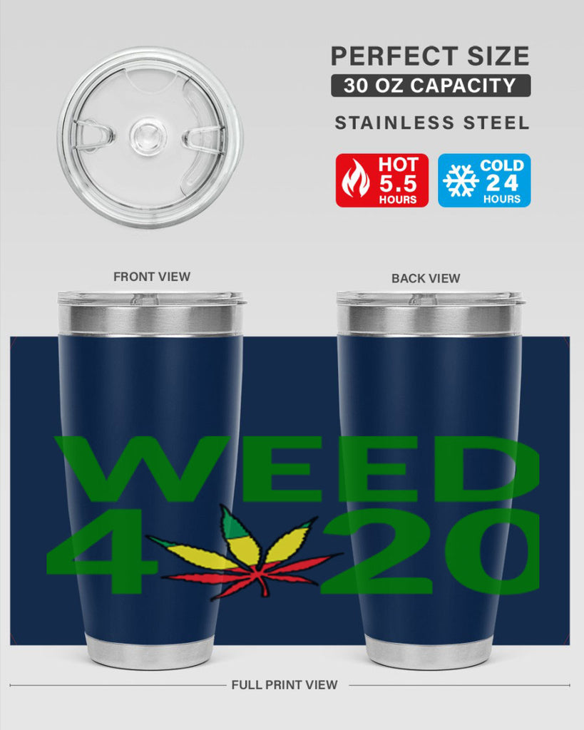 weed 420 cannabis 281#- marijuana- Tumbler