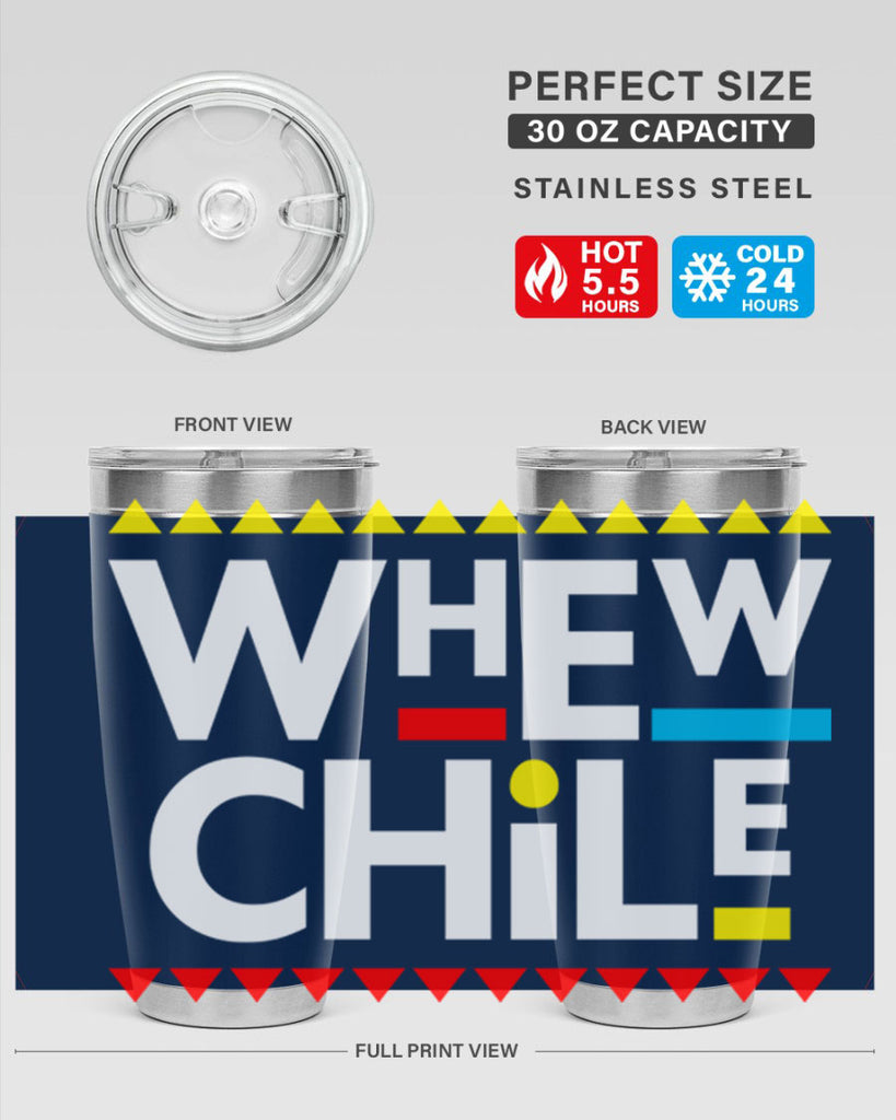 whew chile 11#- black words phrases- Cotton Tank