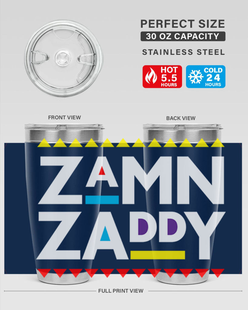 zamn zaddy 1#- black words phrases- Cotton Tank