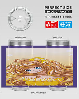 A beautiful and happy princess with gold dress game 131#- anime- Tumbler