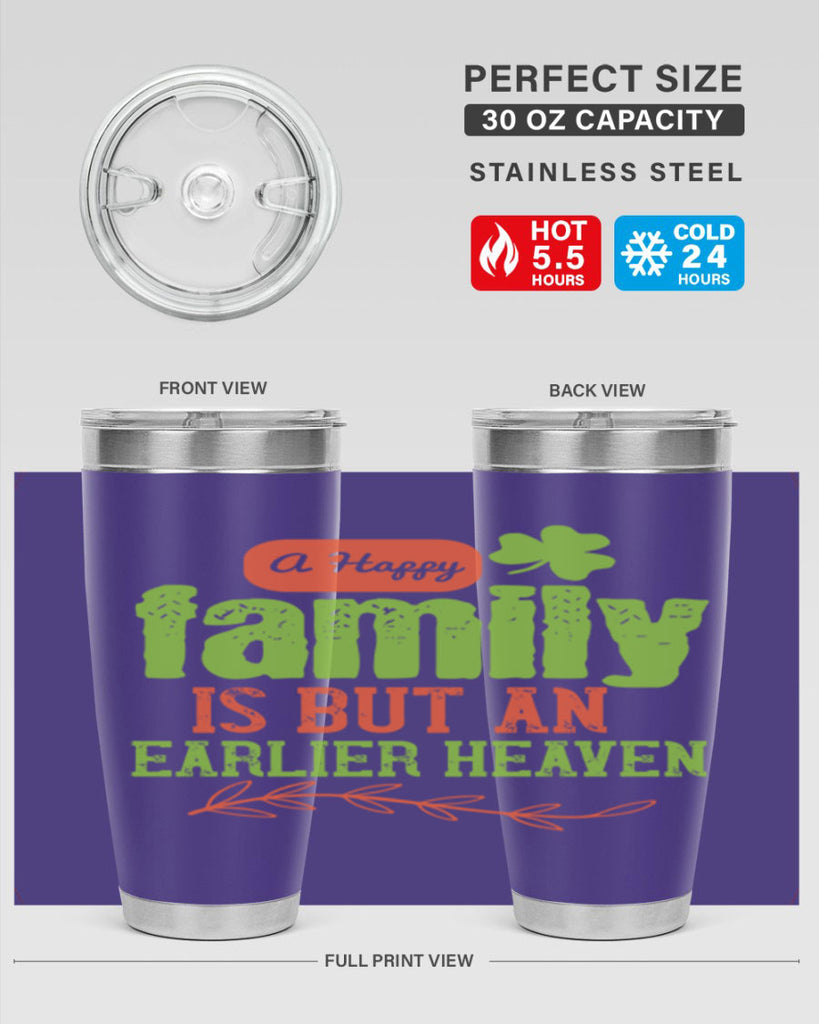 A happy family is but an earlier heaven Style 54#- baby- Tumbler
