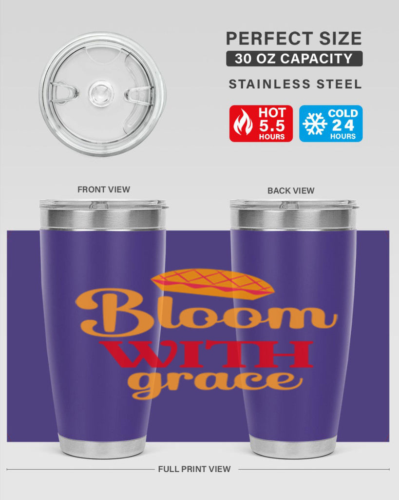 Bloom with grace 81#- spring- Tumbler