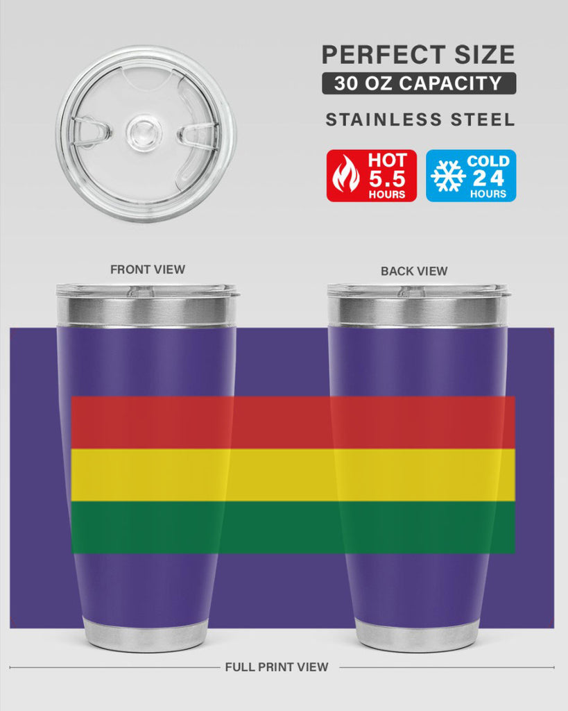 Bolivia 177#- world flags- Tumbler