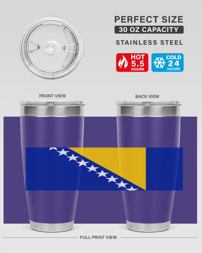Bosnia and Herzegovina 176#- world flags- Tumbler