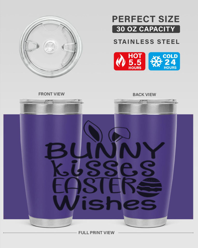 Bunny kisses easter wishes  94#- spring- Tumbler