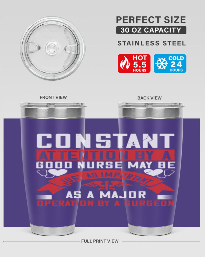 Constant attention by a good nurse may Style 408#- nurse- tumbler