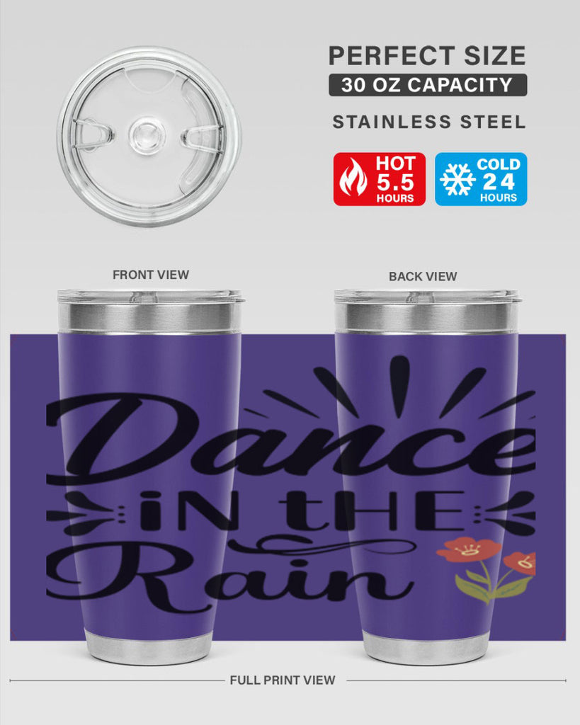 Dance in the Rain  121#- spring- Tumbler