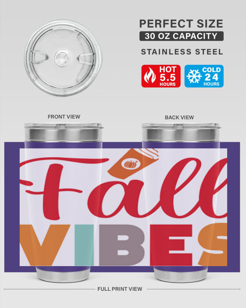 FallVibesdesign 166#- fall- Tumbler