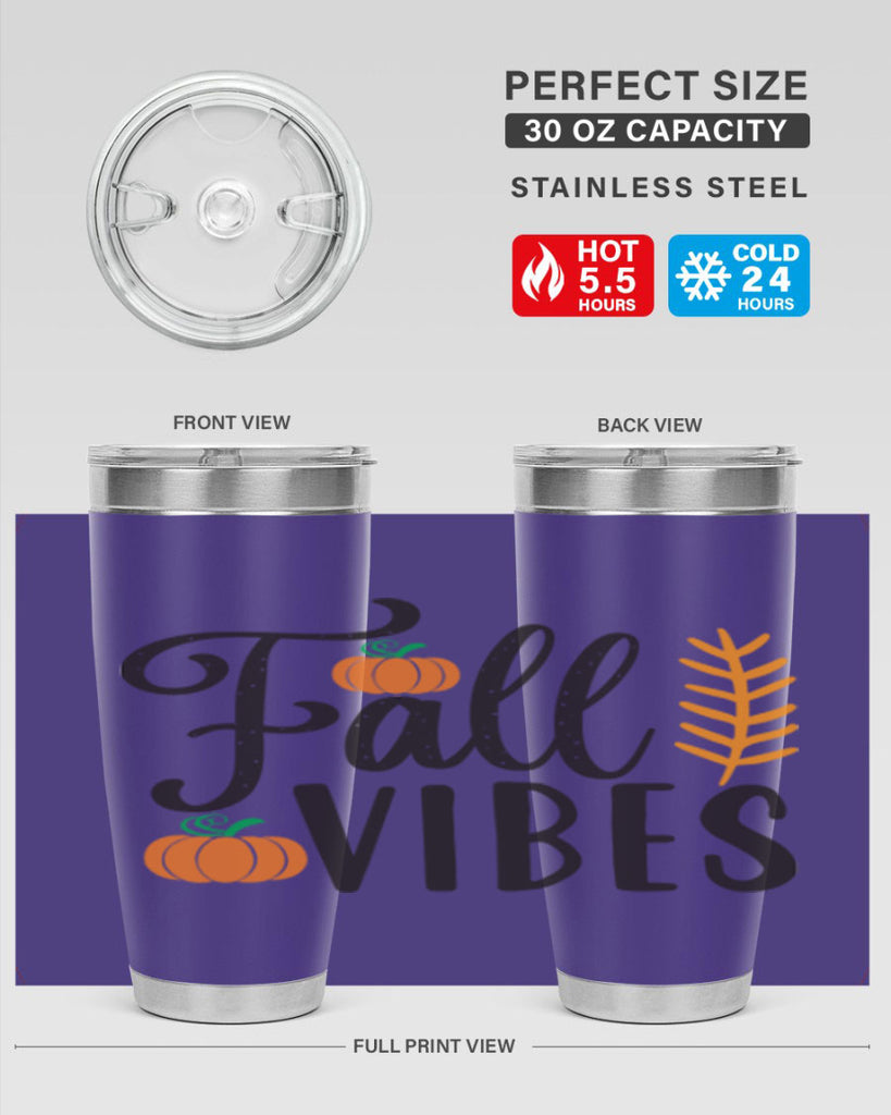 Fallvibes 163#- fall- Tumbler
