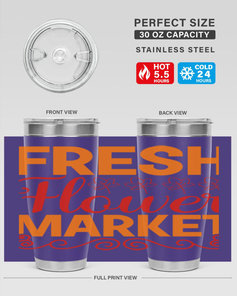 Fresh flower market 143#- spring- Tumbler