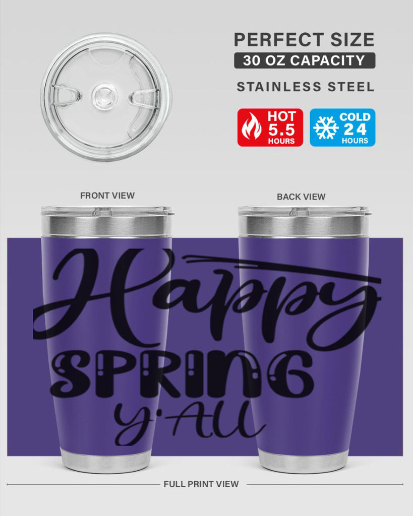 HAPPY SPRING YALL  179#- spring- Tumbler