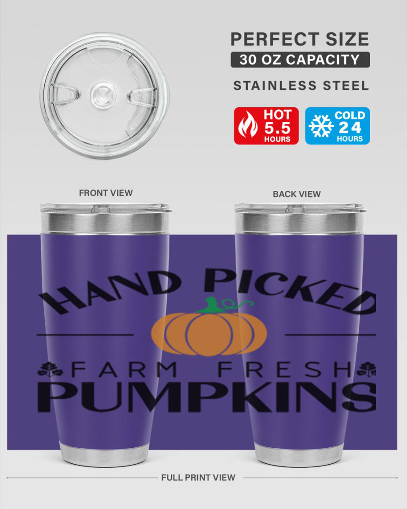 Hand Picked Farm Fresh Pumpkins 215#- fall- Tumbler