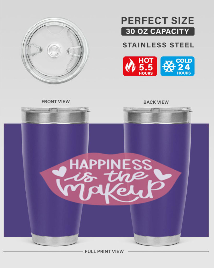 Happiness is the Makeup Style 92#- make up- Tumbler