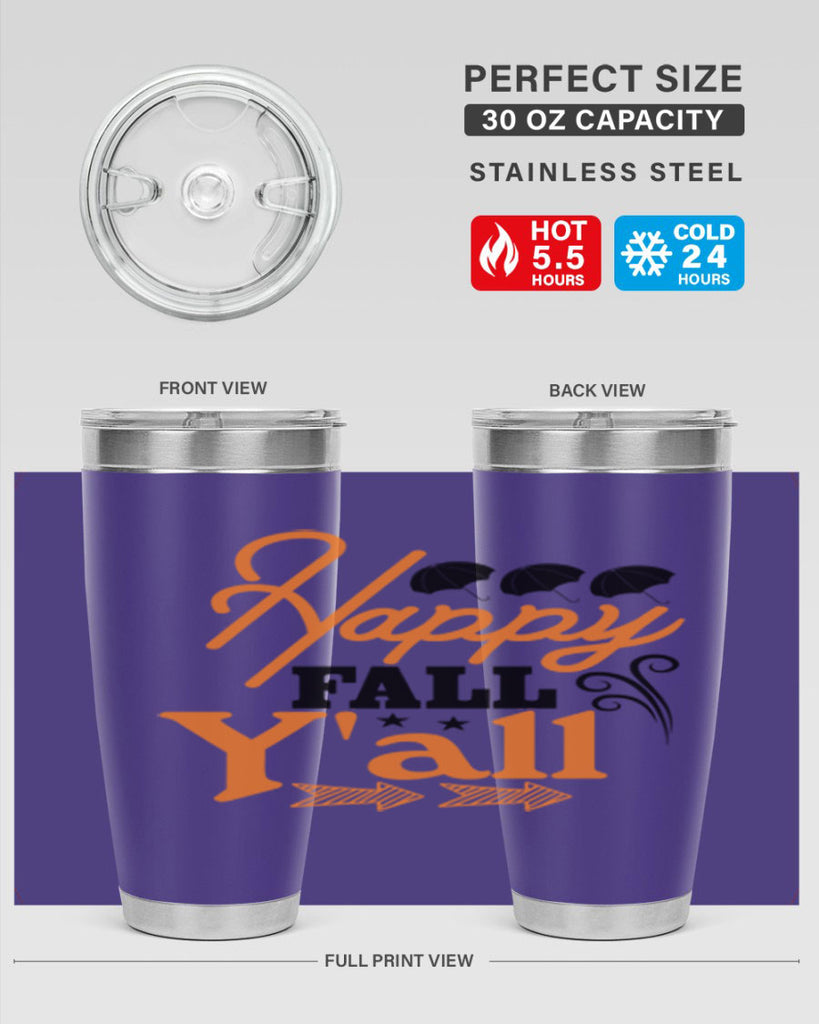 Happy Fall Yall 234#- fall- Tumbler