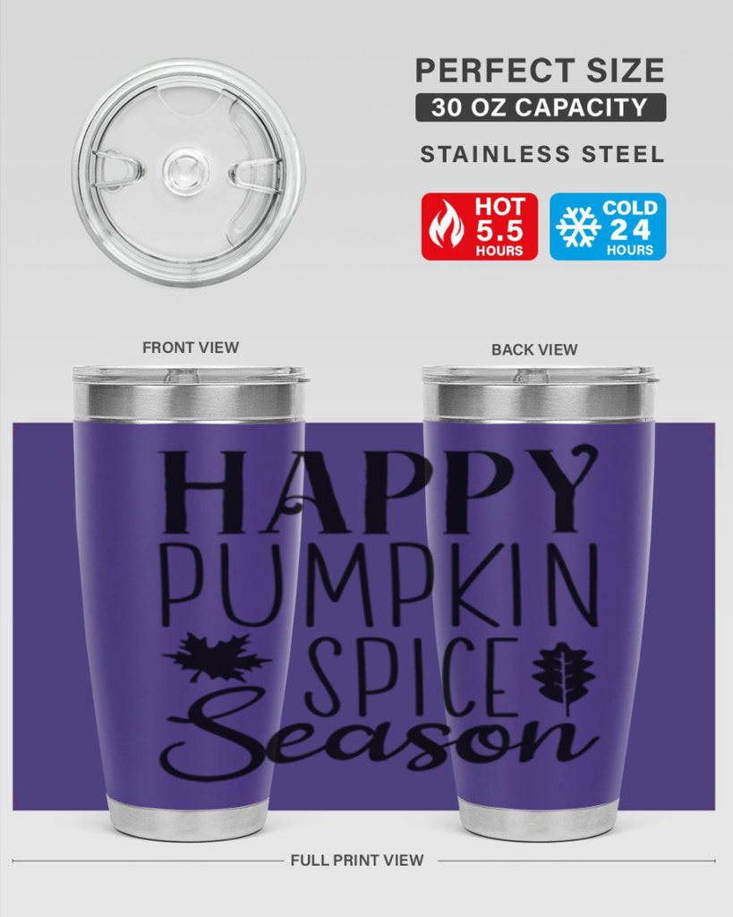 Happy Pumpkin Spice Sason 241#- fall- Tumbler