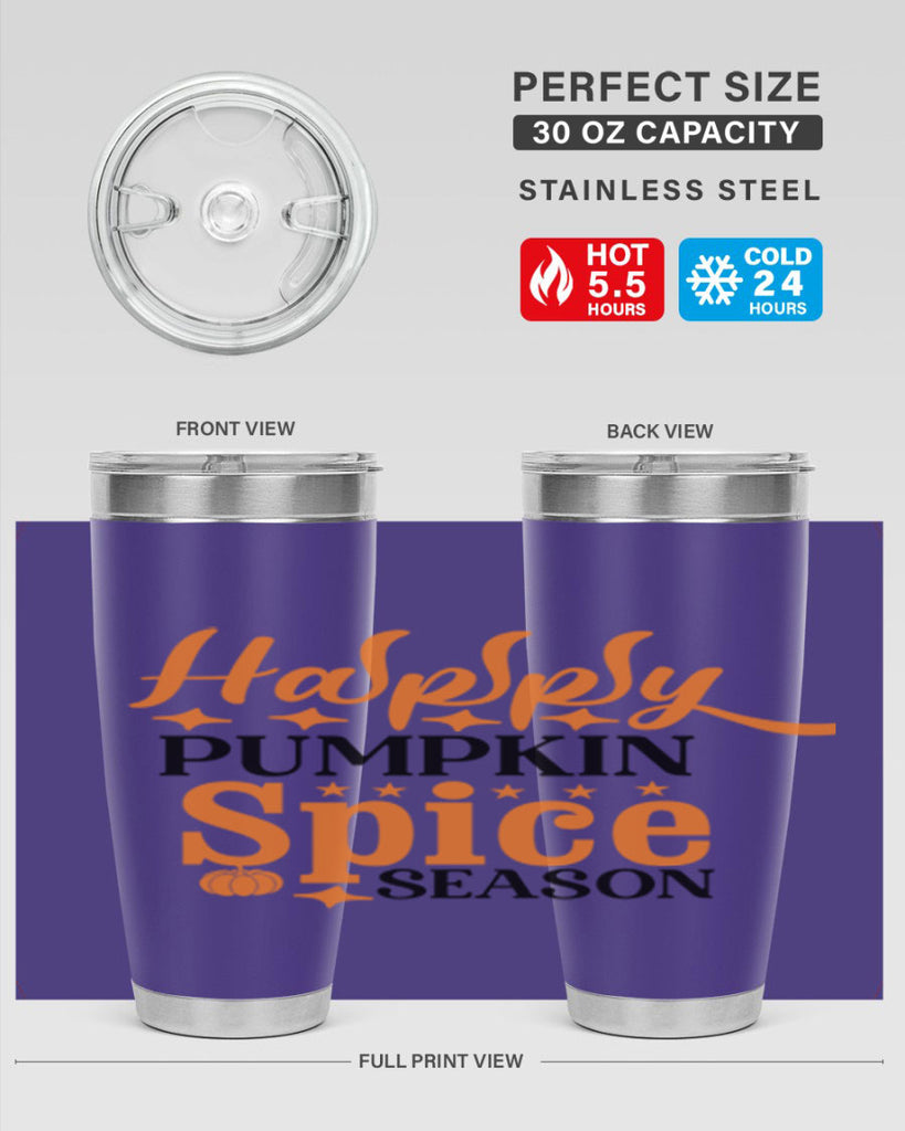 Happy Pumpkin Spice Season 245#- fall- Tumbler